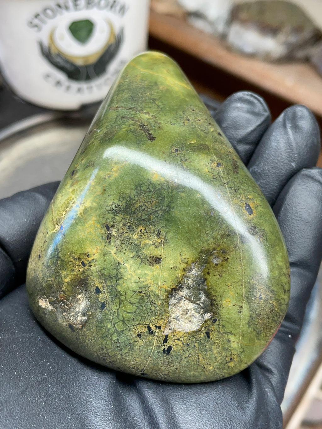 StoneBorn Creations – Hand-Shaped & Hand-Polished Vermont Green Stone