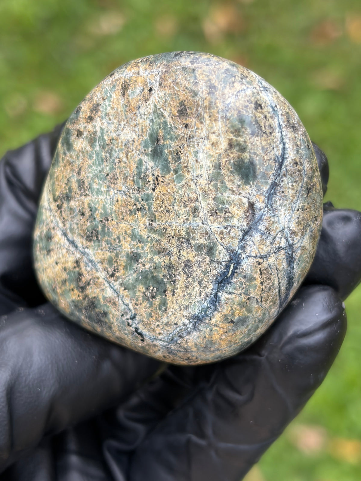 StoneBorn Creations Vermont Greenstone – Hand Polished Stream Stone