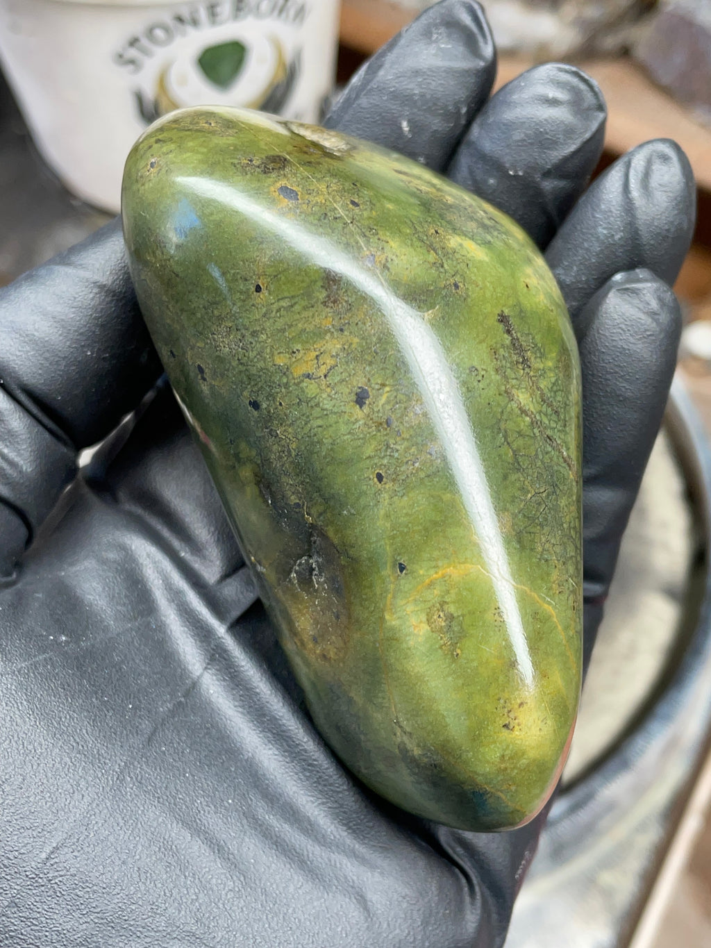 StoneBorn Creations – Hand-Shaped & Hand-Polished Vermont Green Stone