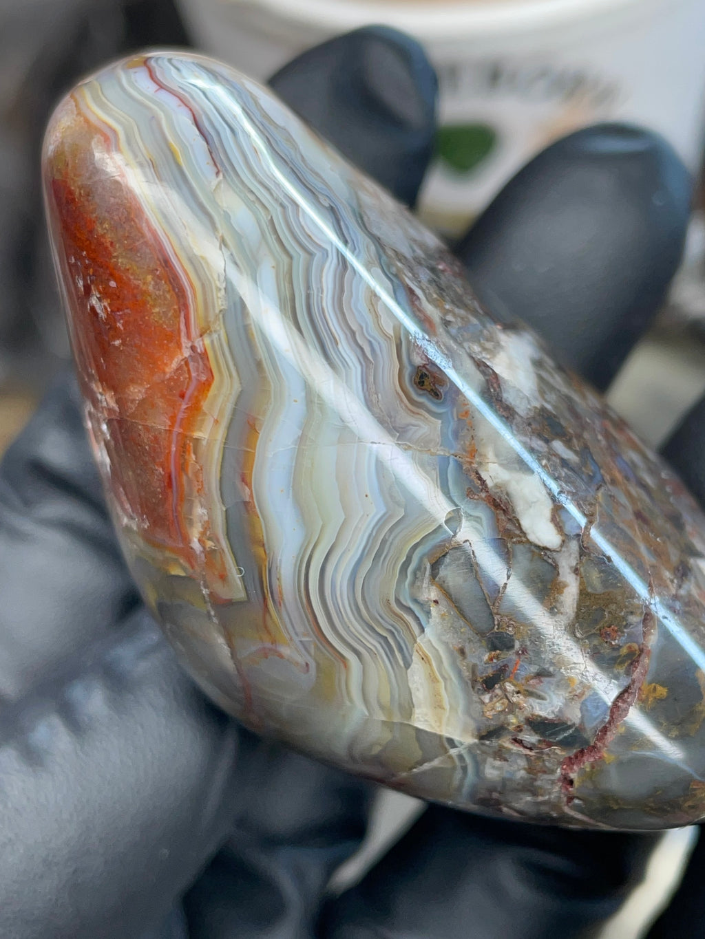 Brecciated Banded Agate (Crazy Lace–type Agate)