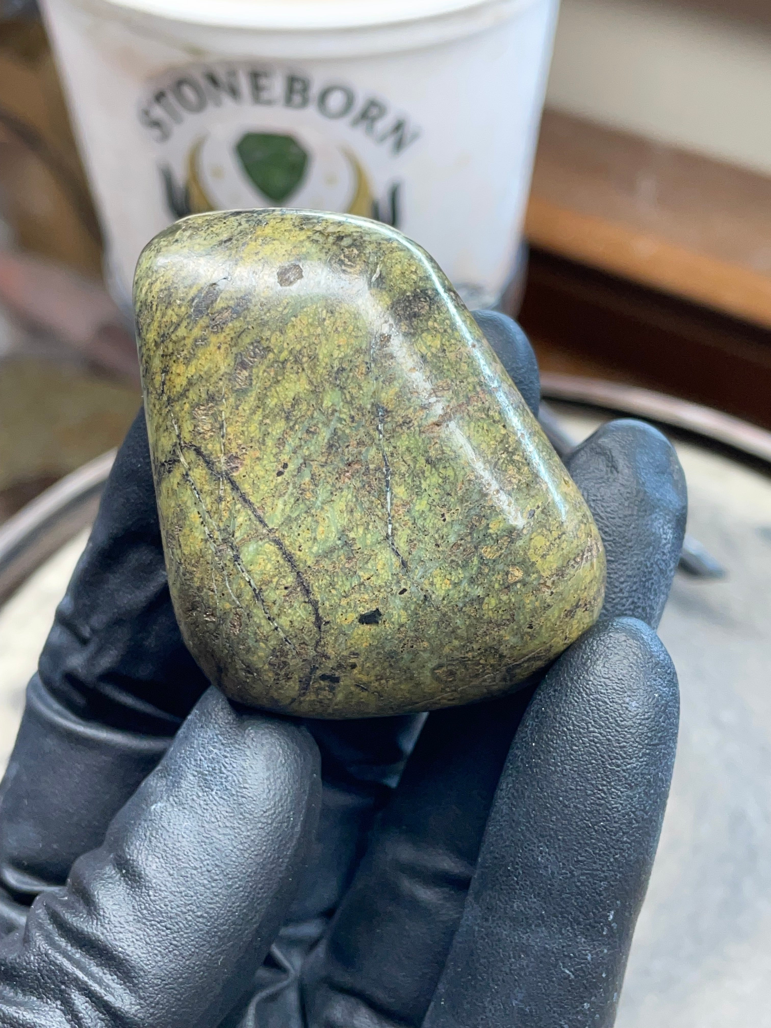 Hand-Polished Serpentine Stone – Vermont | One of One | StoneBorn Creation