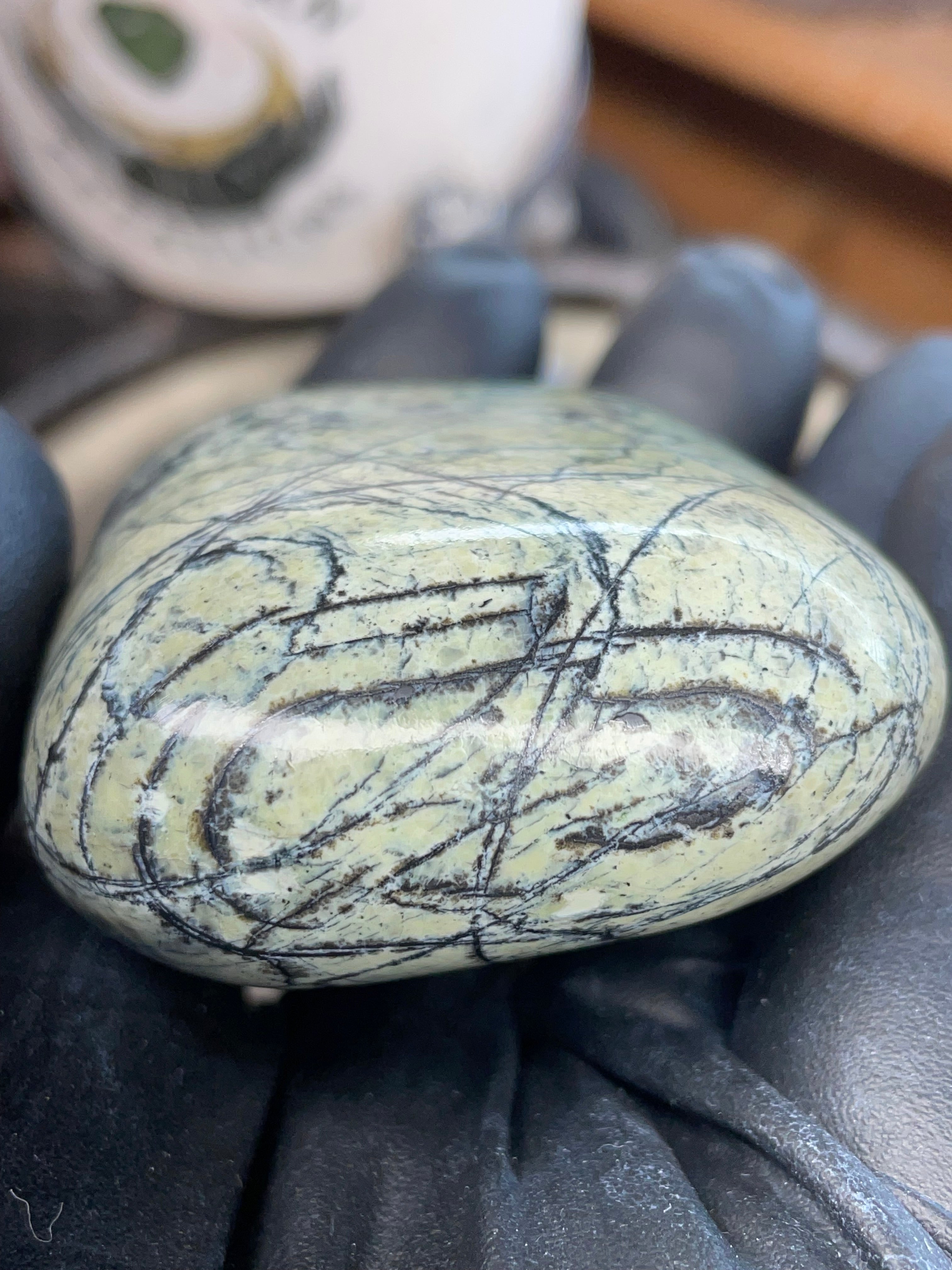 Hand Polished Veined Serpentine • StoneBorn Original