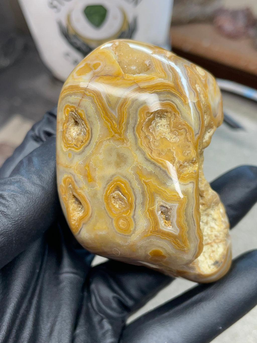 StoneBorn Creations Hand-Polished Crowley Ridge Lace Agate