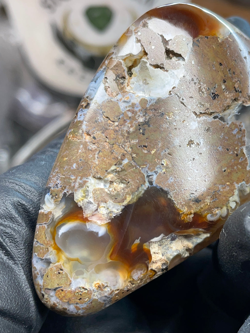 StoneBorn Fire Agate — Hand Shaped & Polished