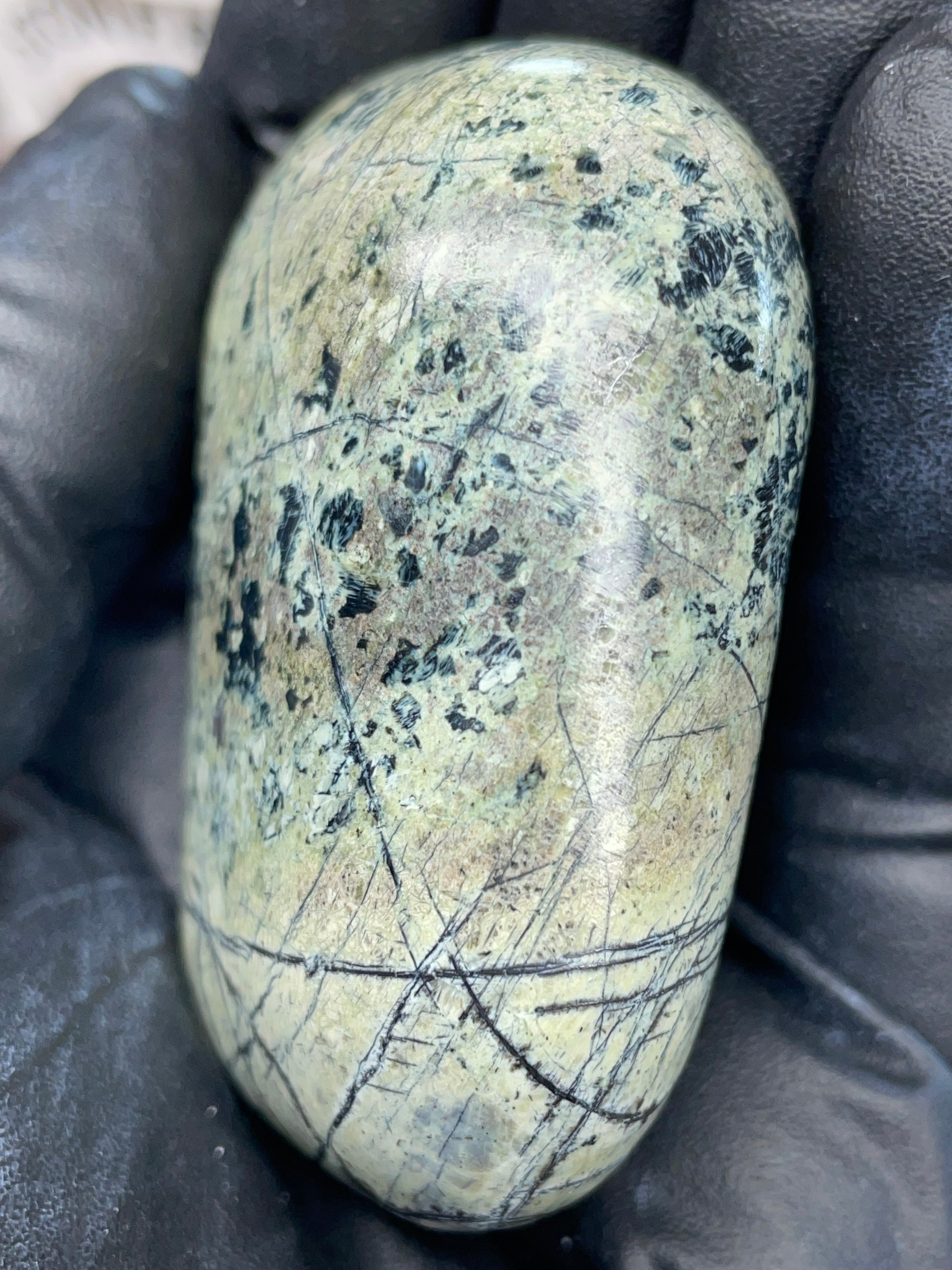 Hand Polished Veined Serpentine • StoneBorn Original