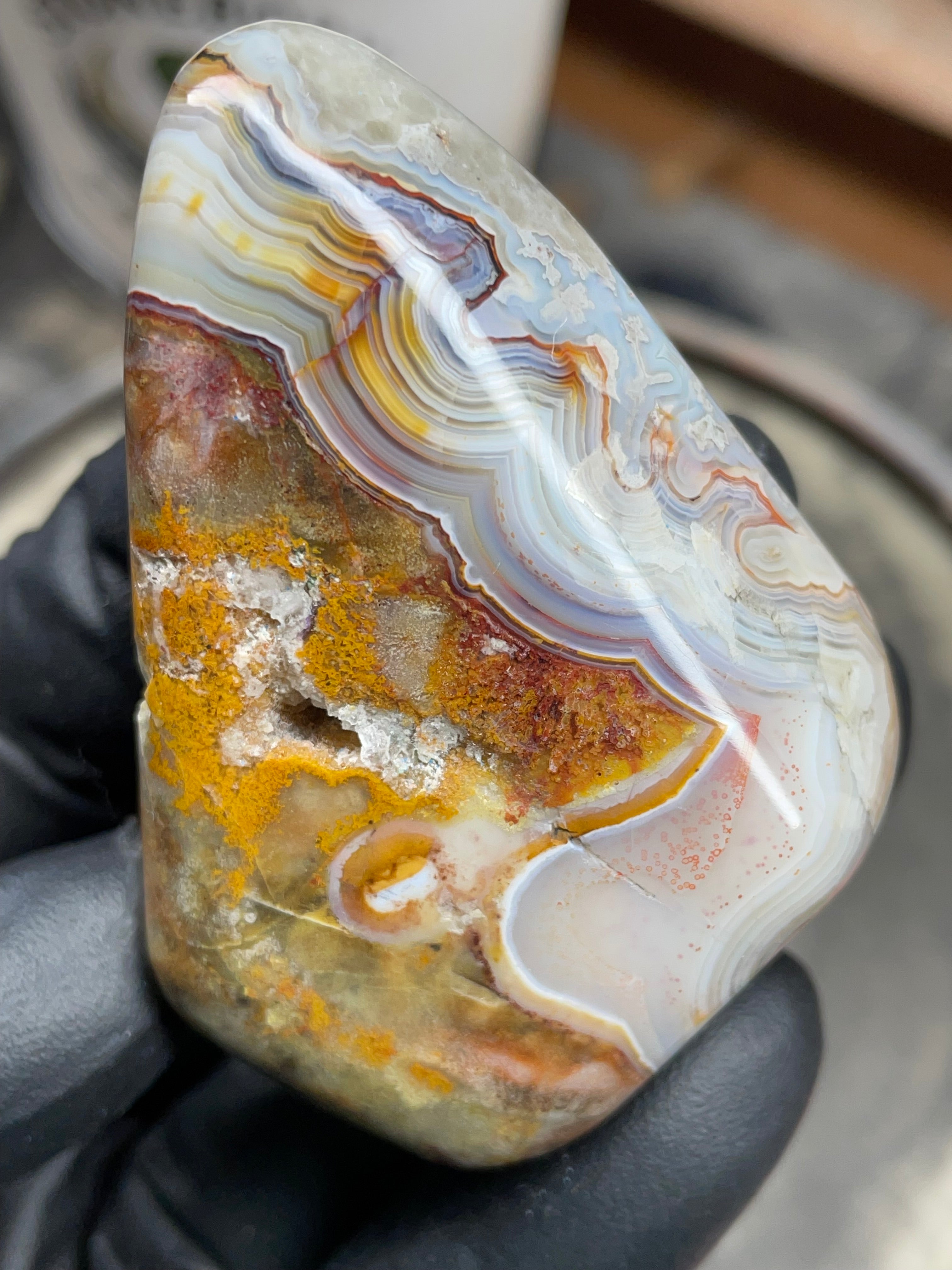 StoneBorn Creations – Hand-Polished Lace Agate