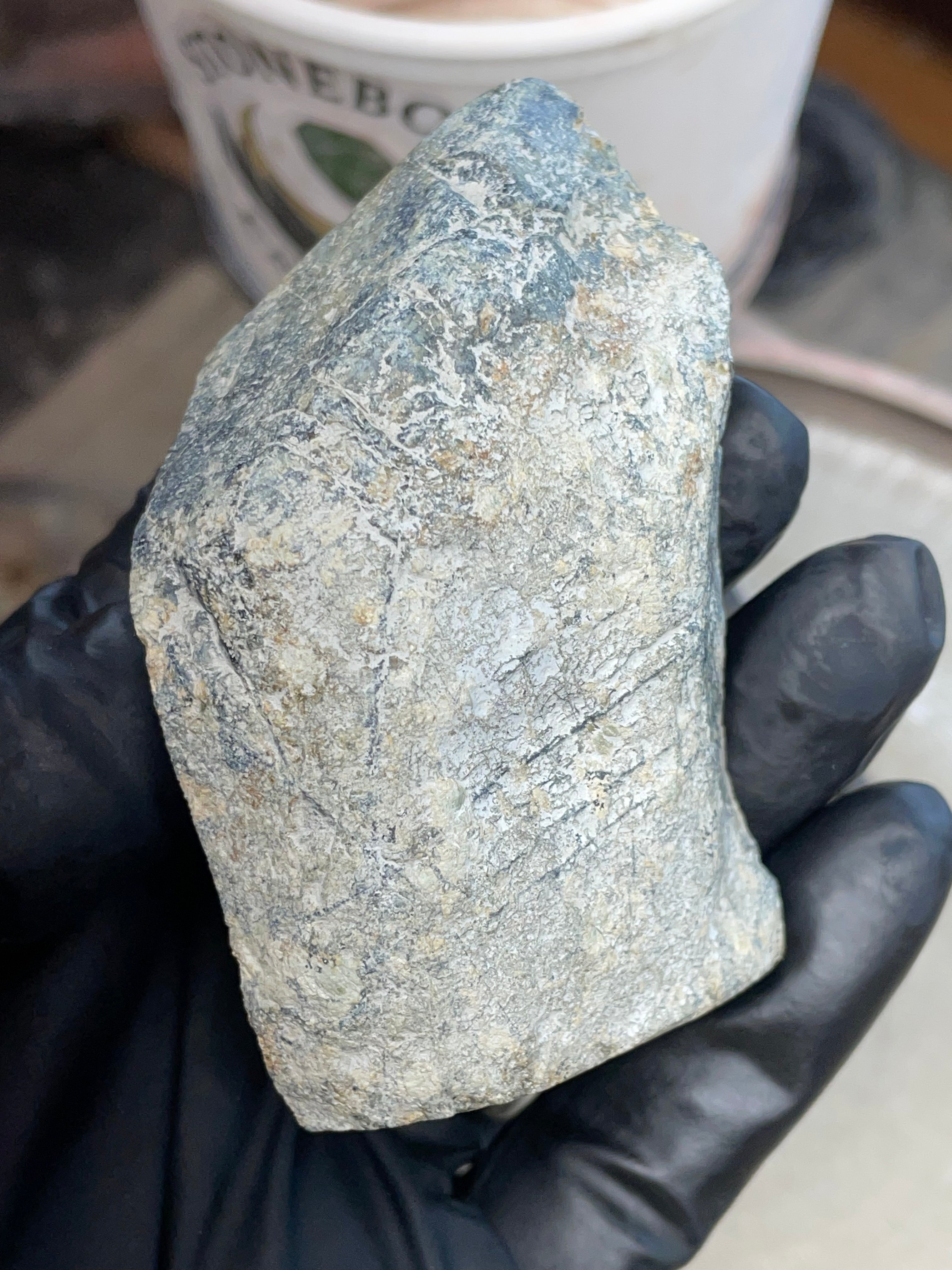 Hand-Polished Dark Green Stone Slab | StoneBorn Creations