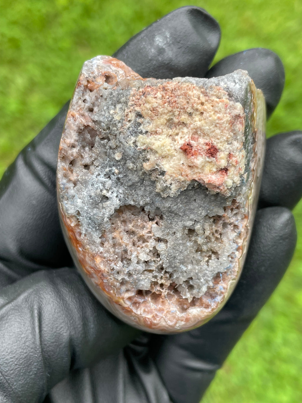 StoneBorn Creations Hand-Polished crazy Lace Agate Freeform