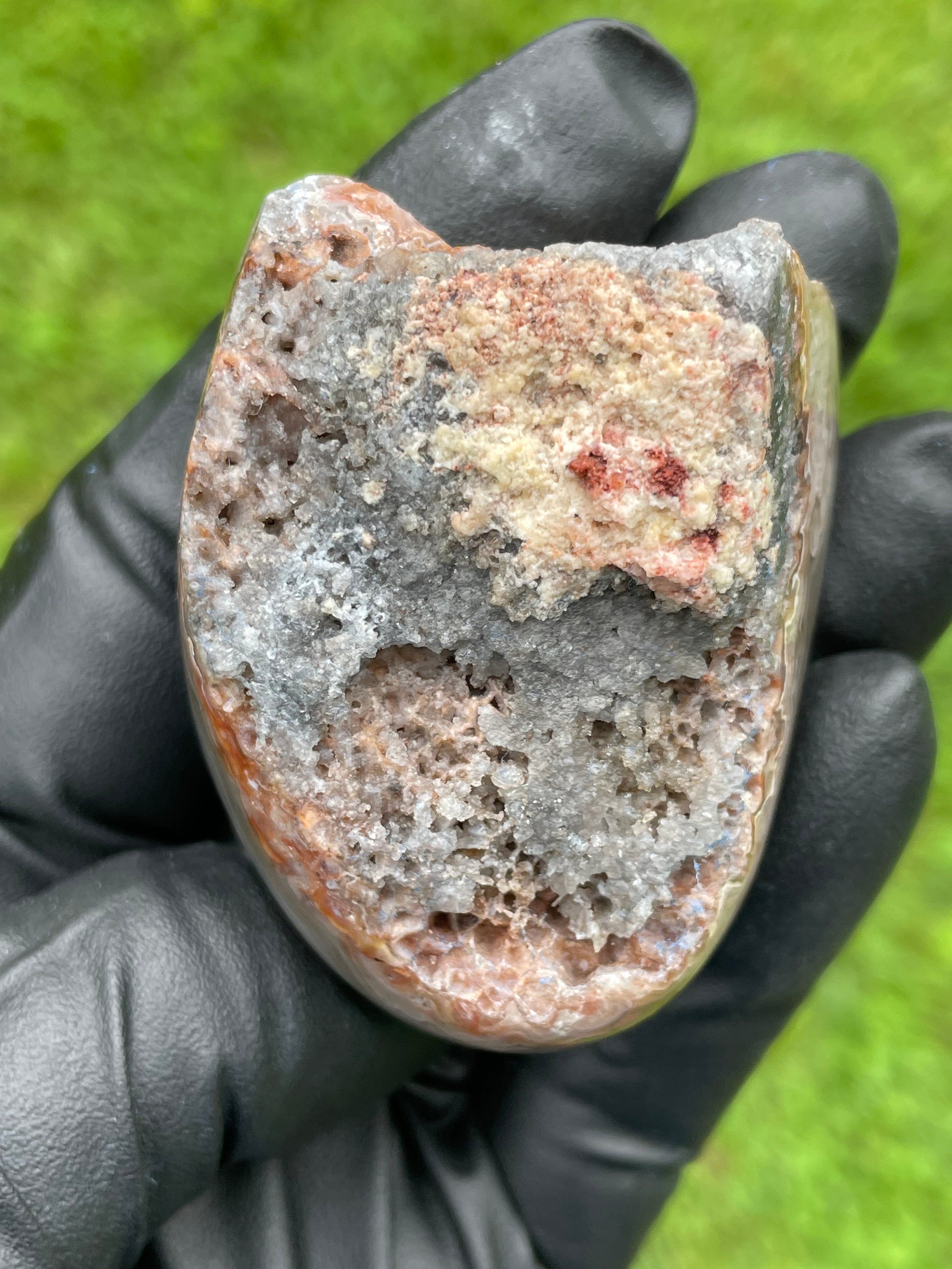 StoneBorn Creations Hand-Polished crazy Lace Agate Freeform