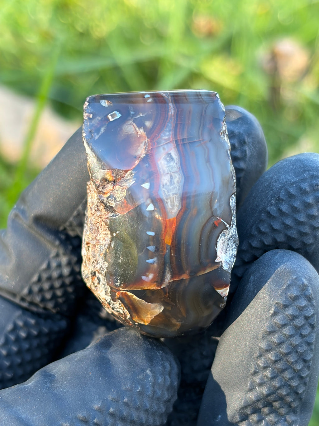 StoneBorn Creations – Turkish Banded Agate | Hand-Polished Natural Specimen