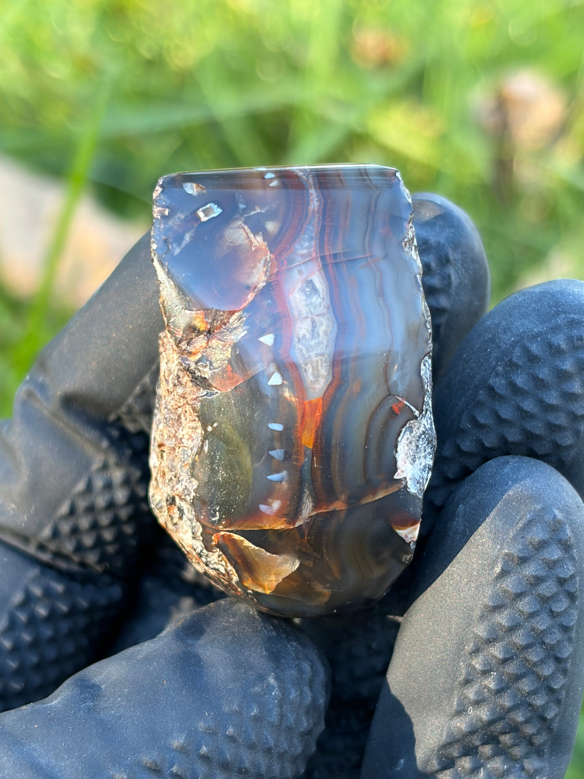 StoneBorn Creations – Turkish Banded Agate | Hand-Polished Natural Specimen