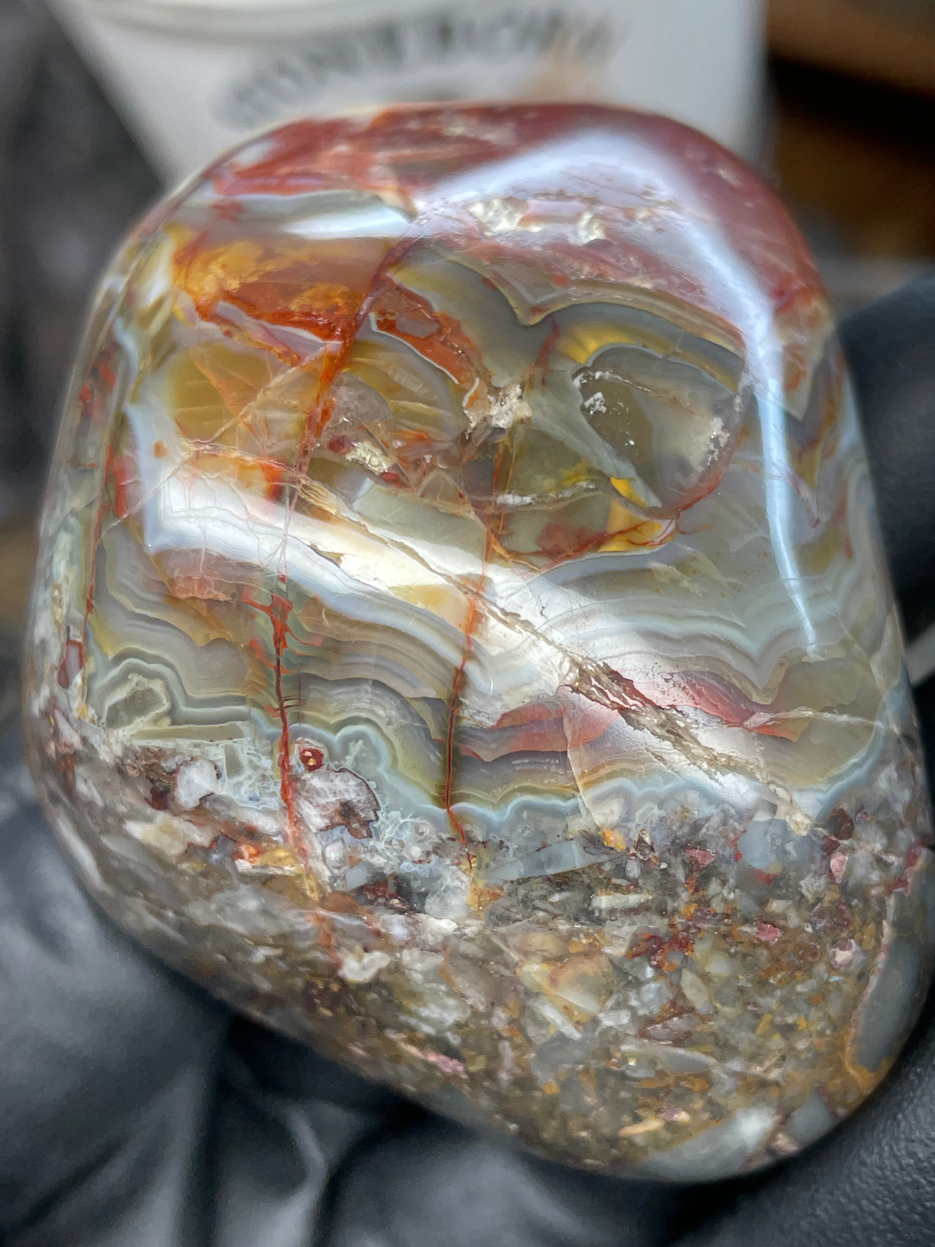 Brecciated Banded Agate (Crazy Lace–type Agate)