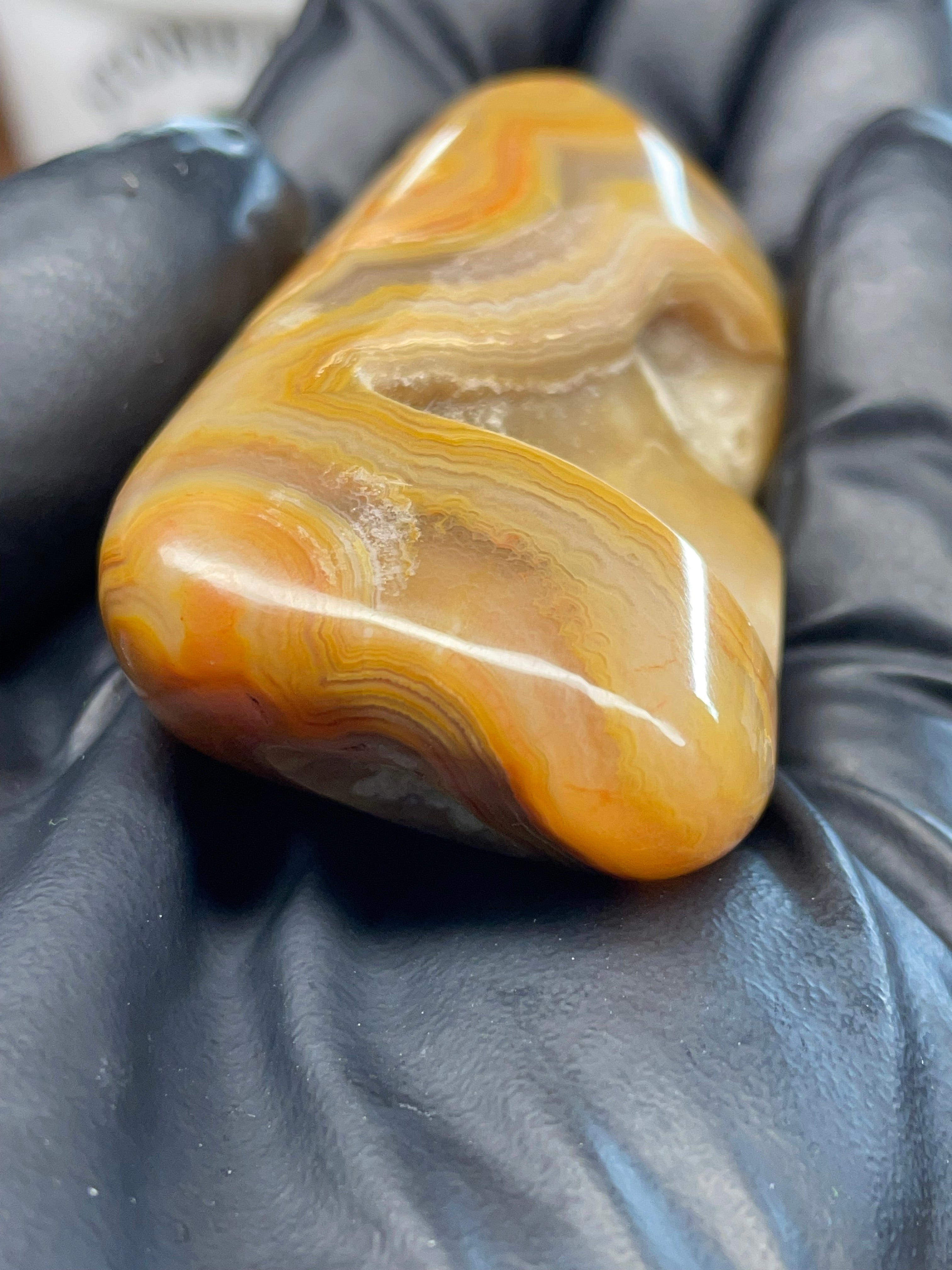 🌾 Crowley Ridge Agate — Hand Polished Stone | StoneBorn Creations