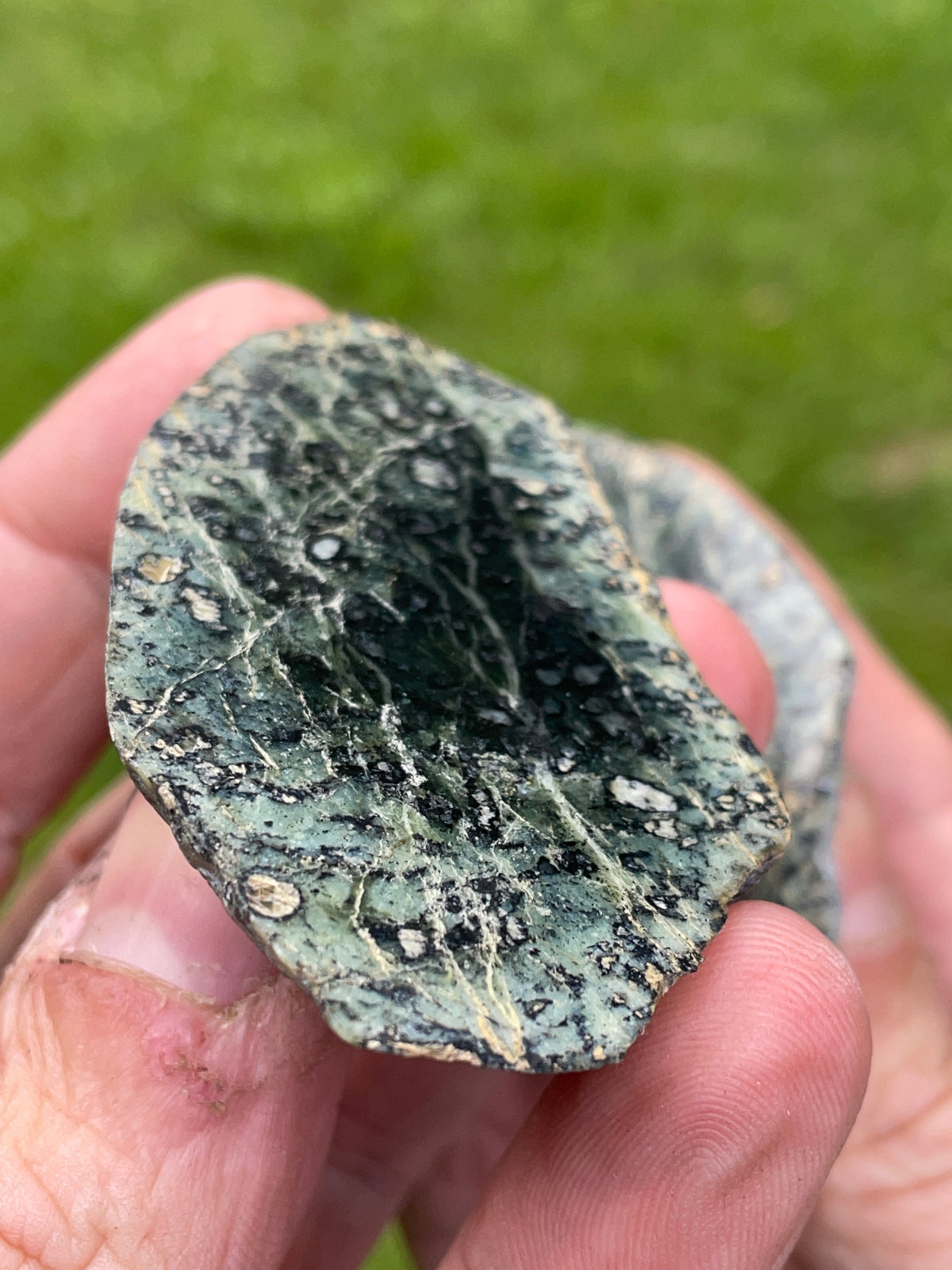 StoneBorn Creations Greenstone Matched Pair – Polished Cut Faces