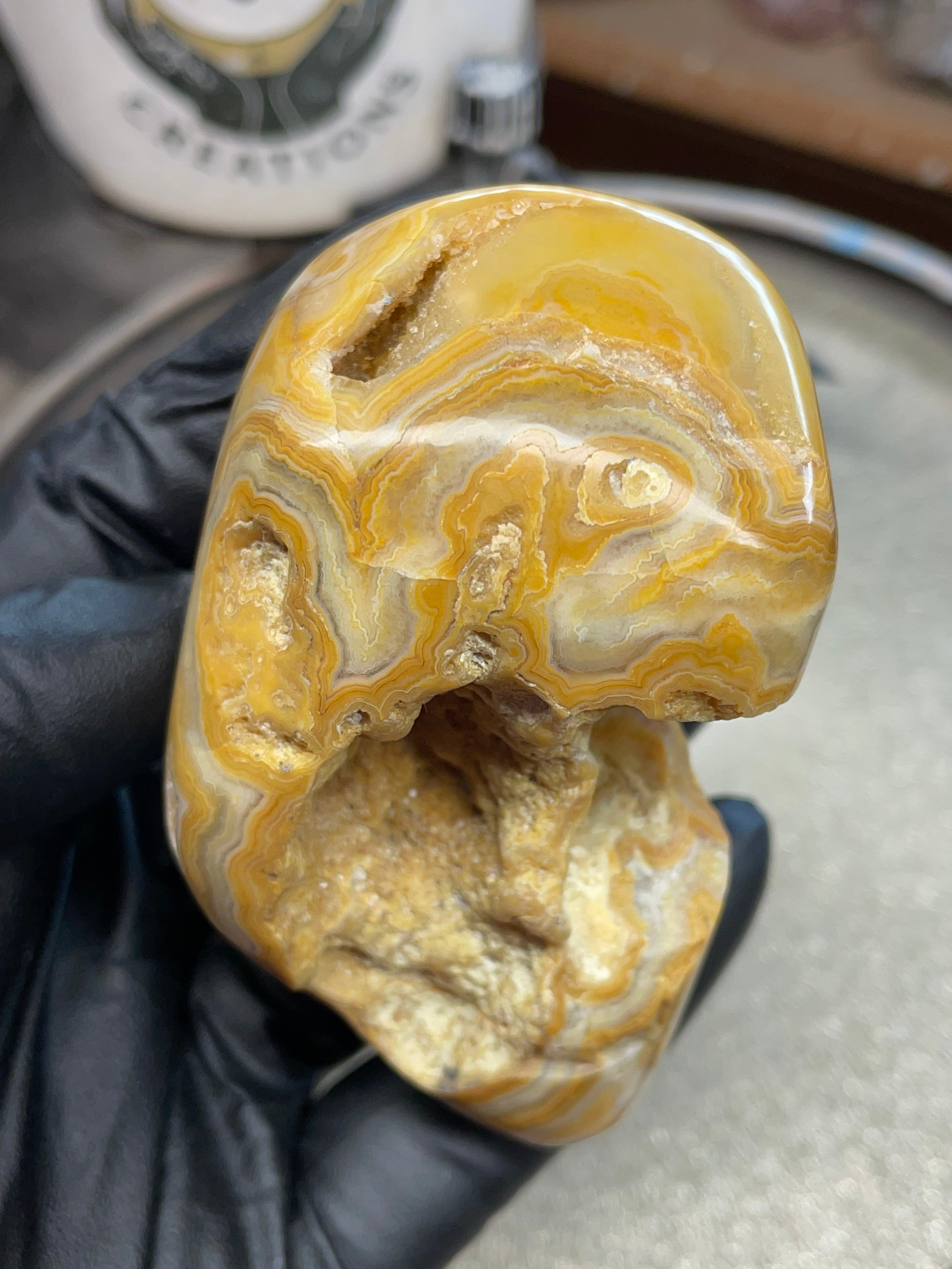 StoneBorn Creations Hand-Polished Crowley Ridge Lace Agate