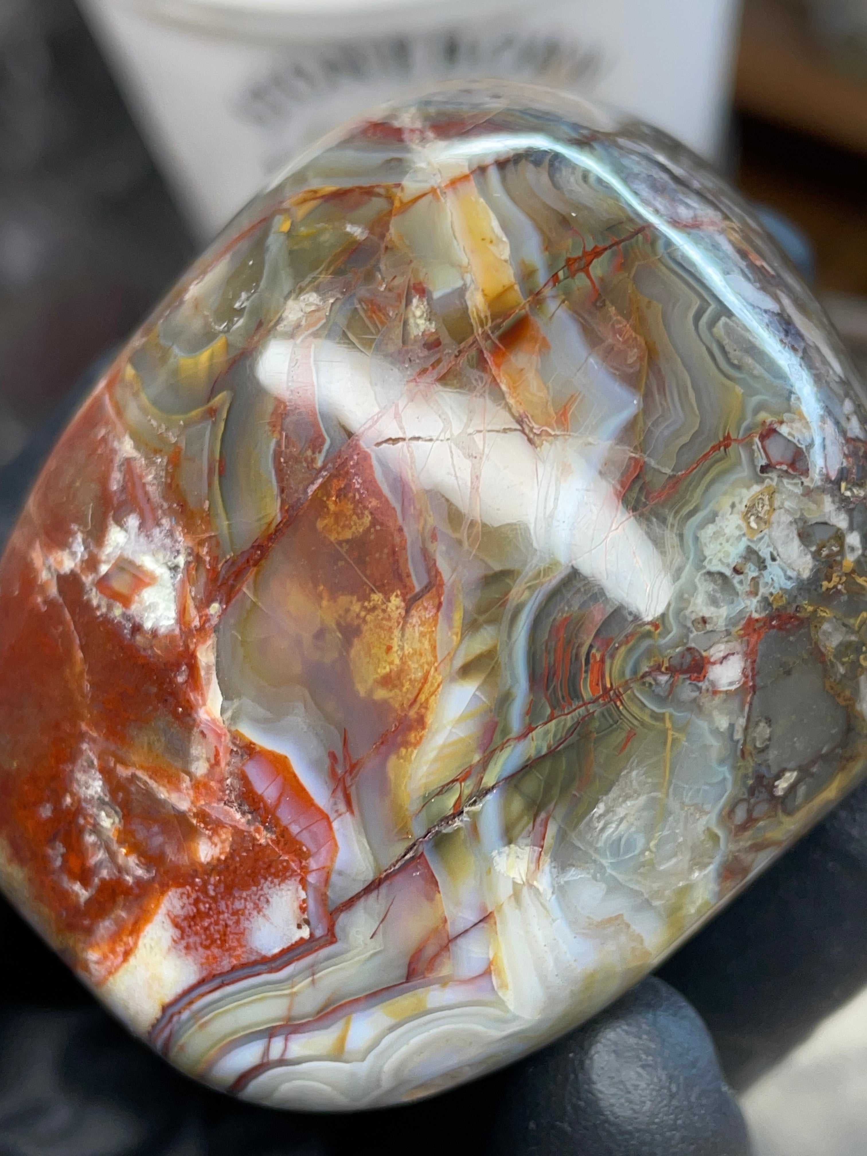 Brecciated Banded Agate (Crazy Lace–type Agate)