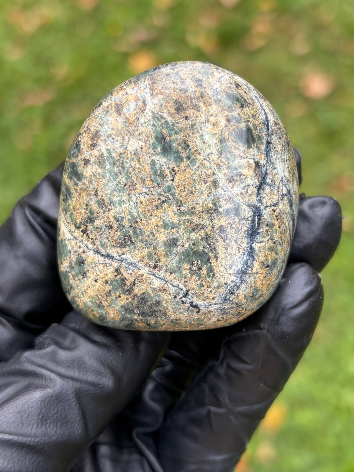 StoneBorn Creations Vermont Greenstone – Hand Polished Stream Stone